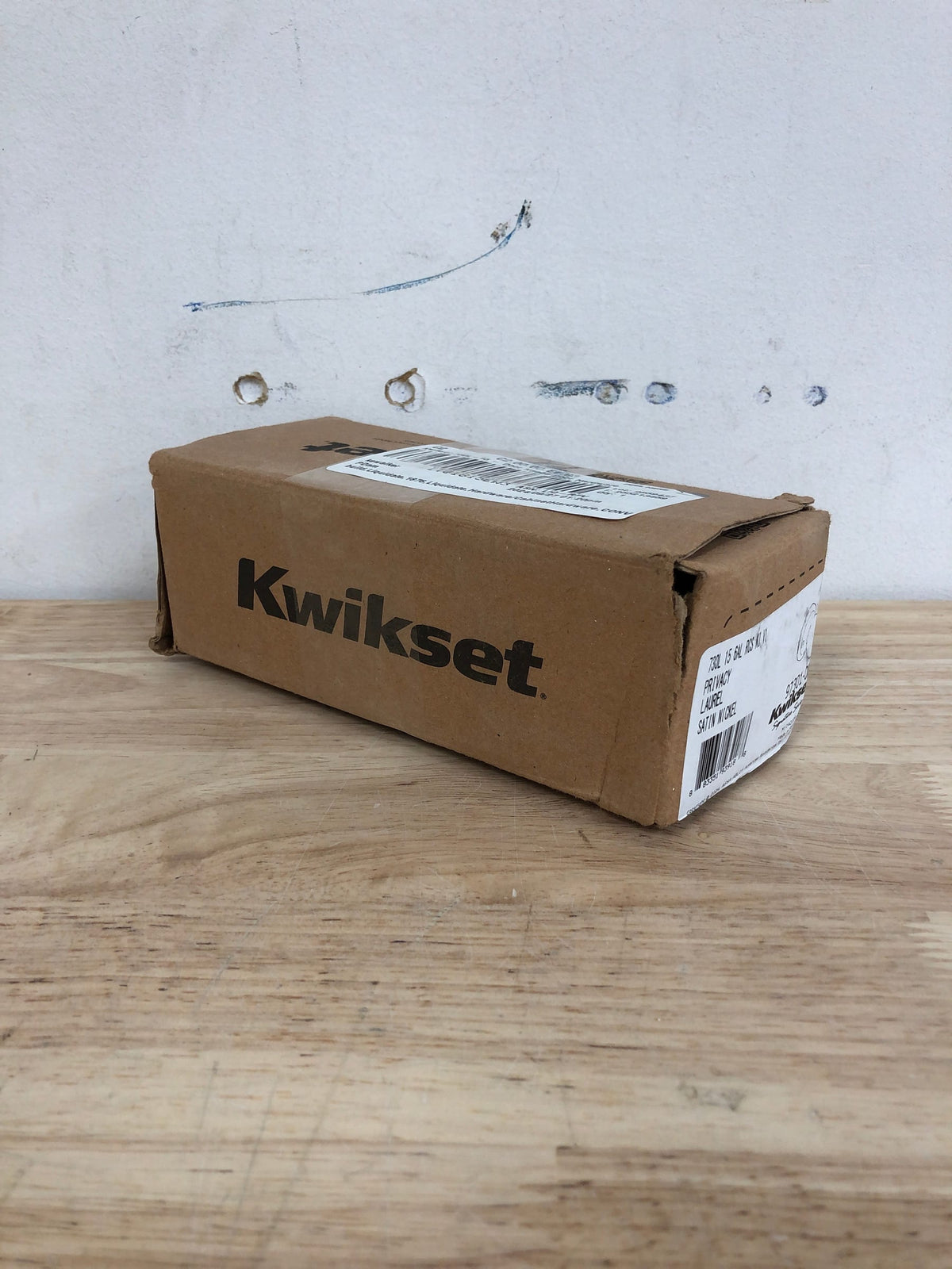 Kwikset 730L-15 Signature Series Laurel Privacy Door Knob - Satin Nickel