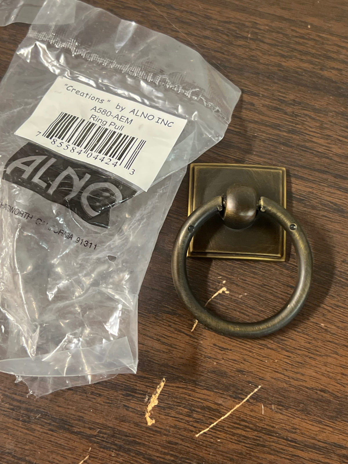 Alno A580-AEM Eclectic Modern Pulls, 2-3/8", Antique English Matte