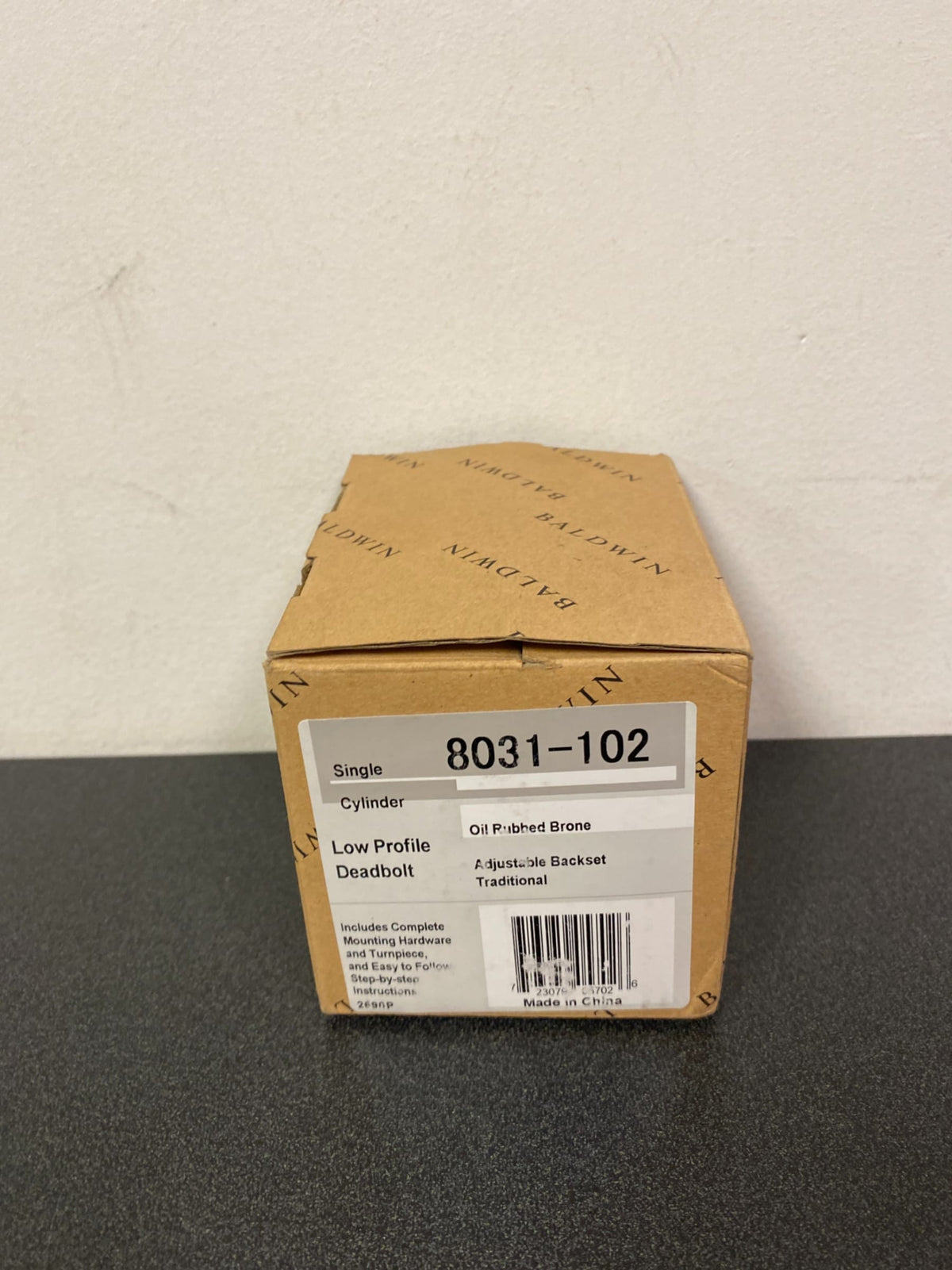 Baldwin Traditional Single Cylinder Deadbolt for 1-5/8" Bore Hole