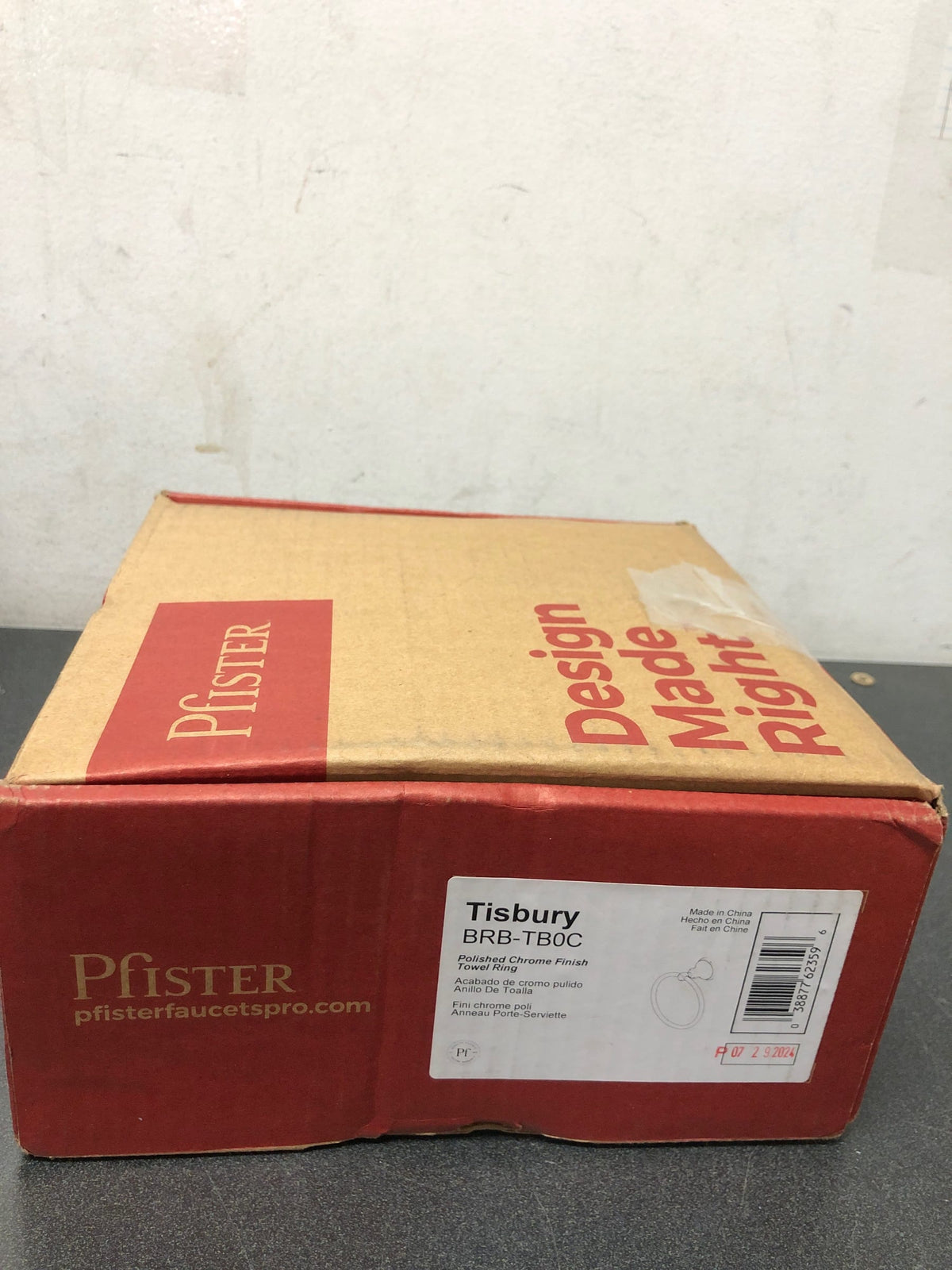 Pfister BRB-TB0C Bath Hardware, Polished Chrome