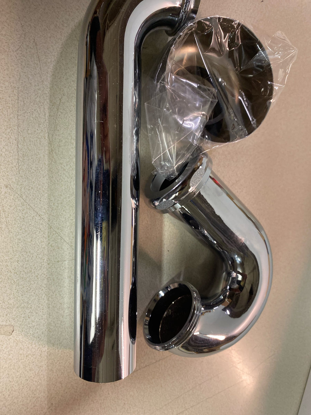 PROFLO PFPTB402 11-7/8" Adjustable Tubular P-Trap (1-1/2" X 1-1/4" Connections with cast body) - Chrome