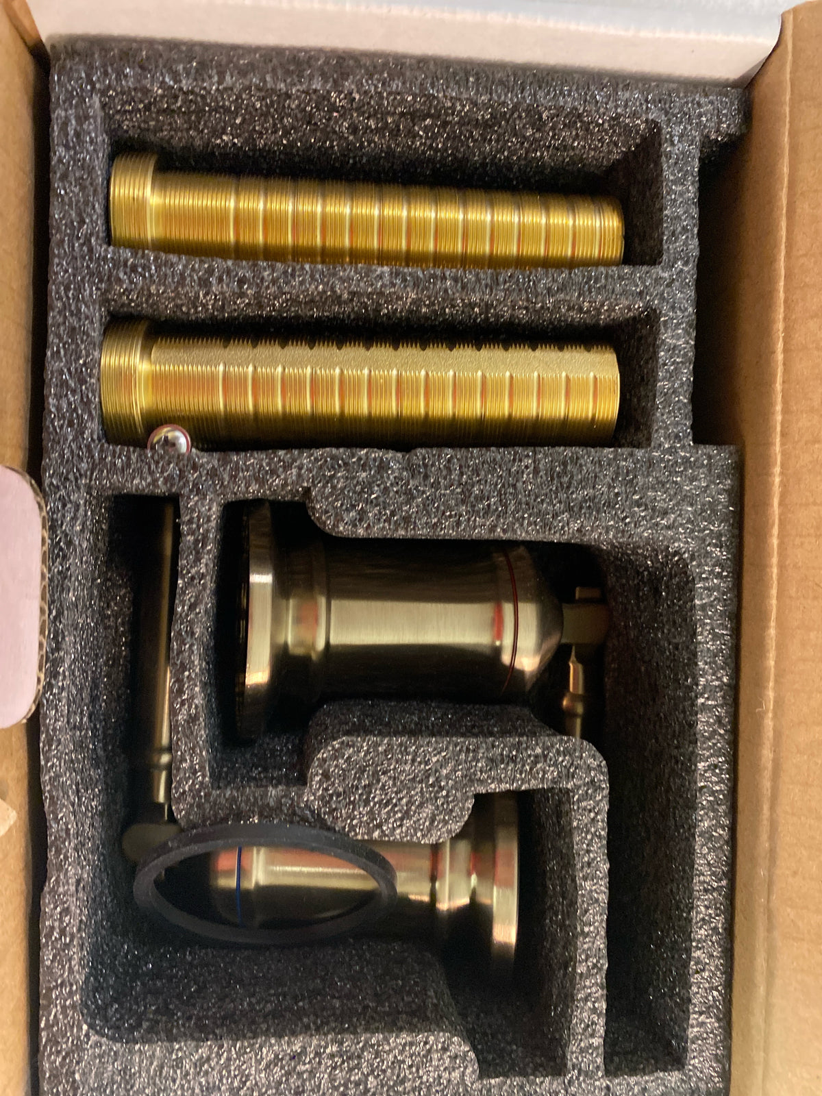 Delta H583CZ-PR Broderick Lever Handle Kit for Wall Mount Tub Filler - Lumicoat Champagne Bronze
