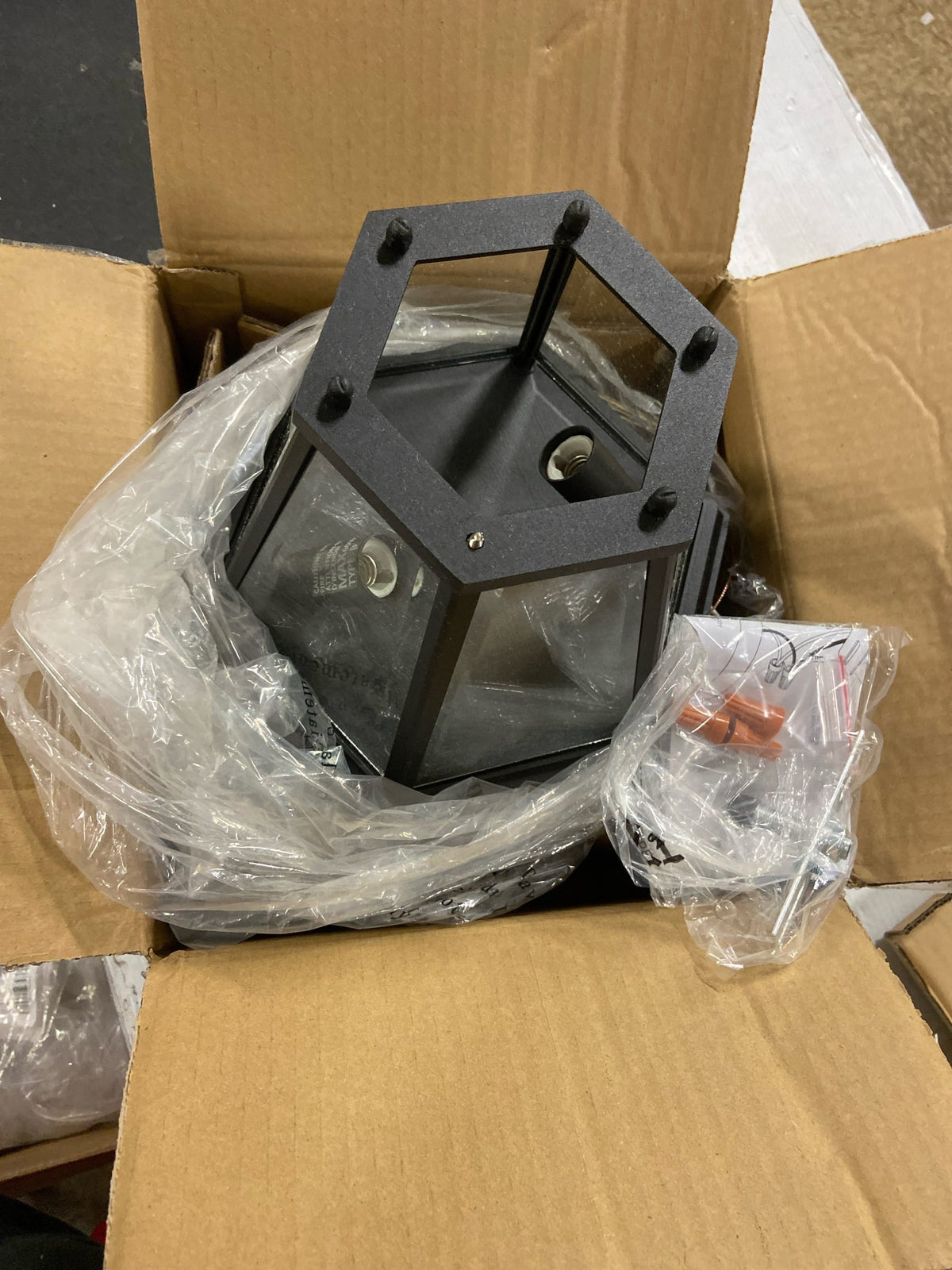 Kichler 9850BK 2 Light Outdoor Ceiling Fixture from the Madison Collection - Black