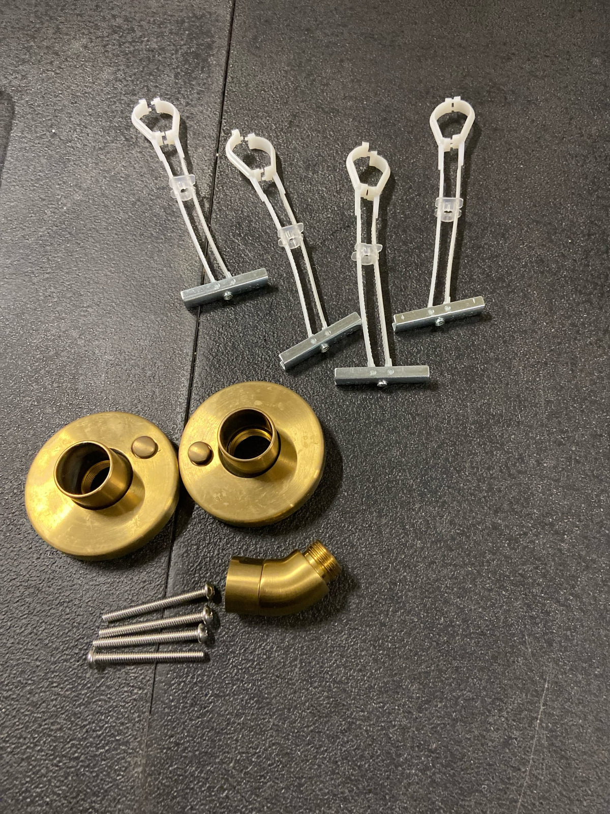 Kohler K-45209-2MB HydroRail Retrofit Shower with Shower Arm - Vibrant Brushed Moderne Brass