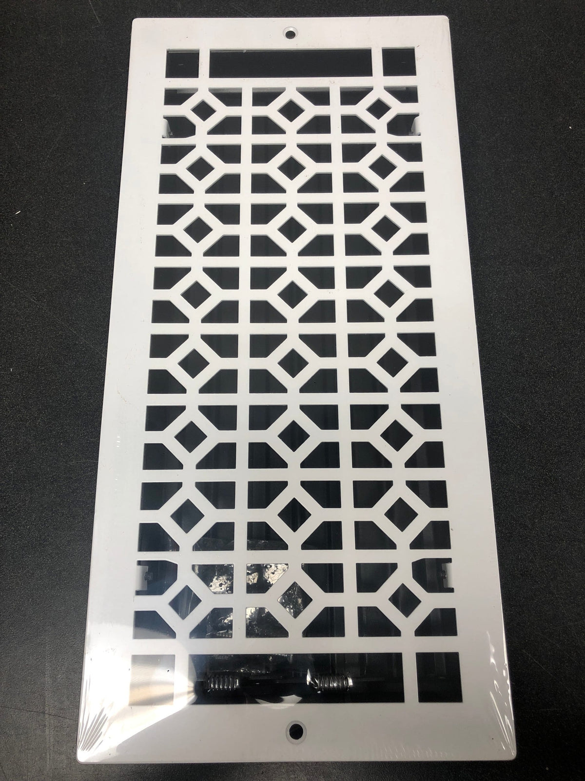 Signature Hardware 445807 Appert Steel Wall Register - 6" x 14" - White