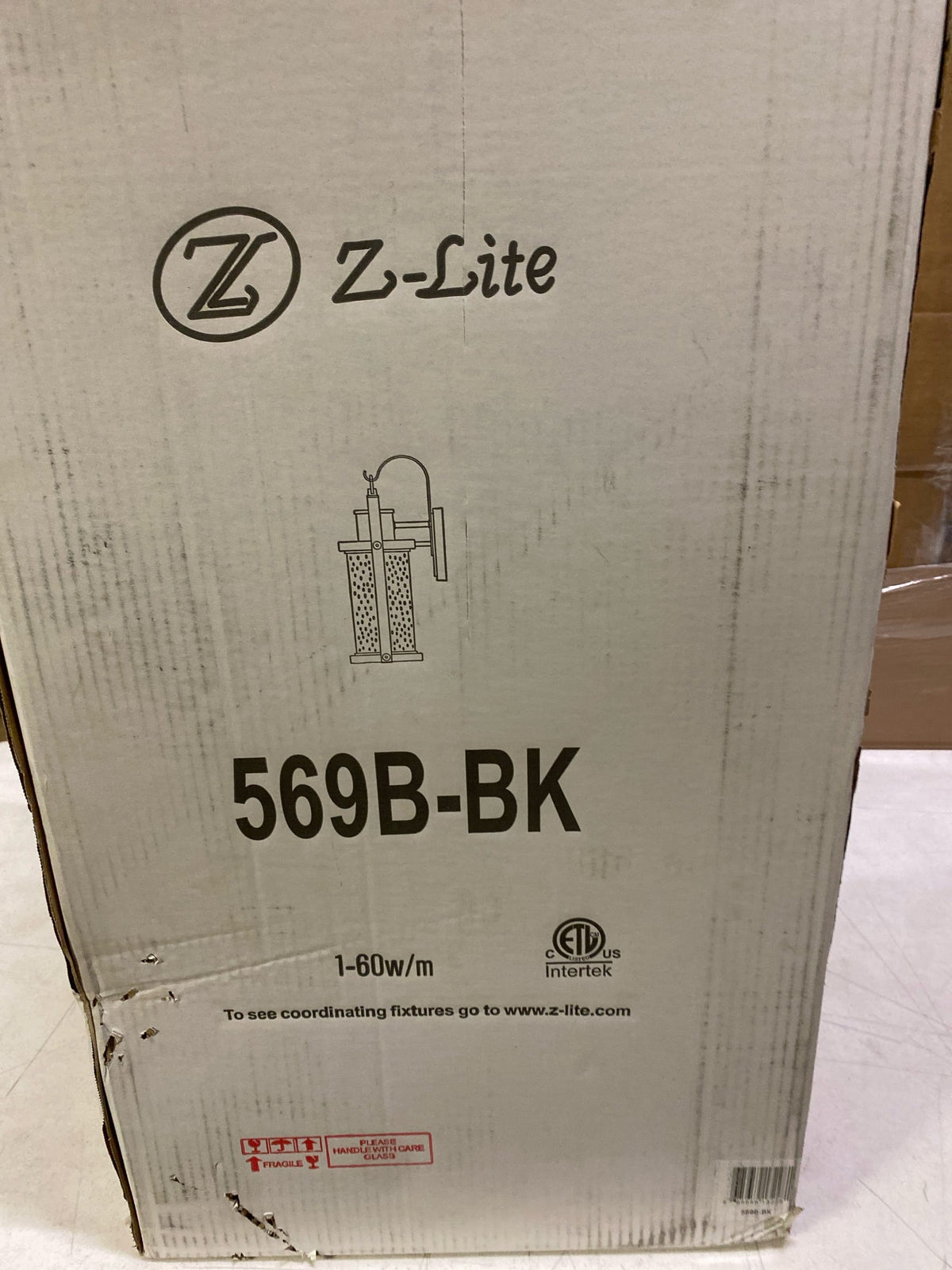 Z-Lite 569B-BK 1 Light Outdoor Wall Sconce, Black