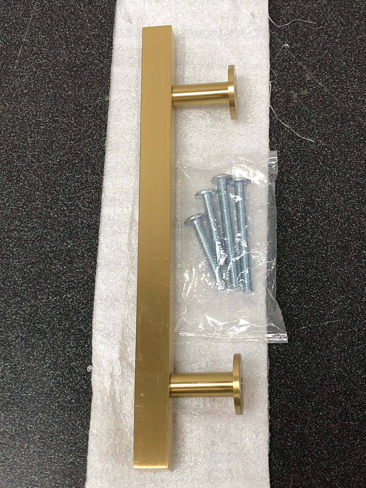 Deltana POM40U4 Pommel 4 Inch Center to Center Bar Cabinet Pull - Satin Brass