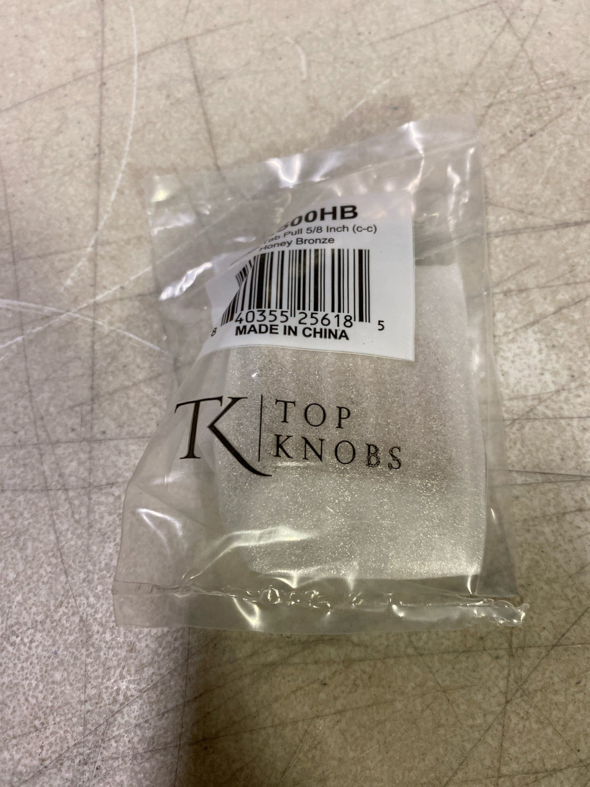 Top Knobs TK500HB Europa 5/8 Inch Center to Center Finger Cabinet Pull from the Mercer Series - Honey Bronze