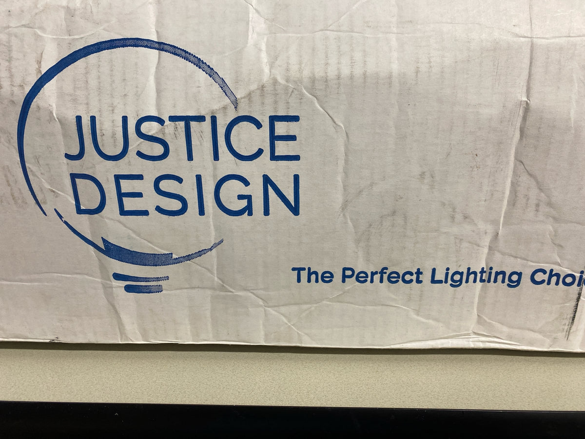 Justice Design Group Lighting CLD-8594-55-DBRZ Justice Design Group - Clouds - Archway 4-Light Bath bar - Rectangle - Dark Bronze Finish with Clouds Shade,