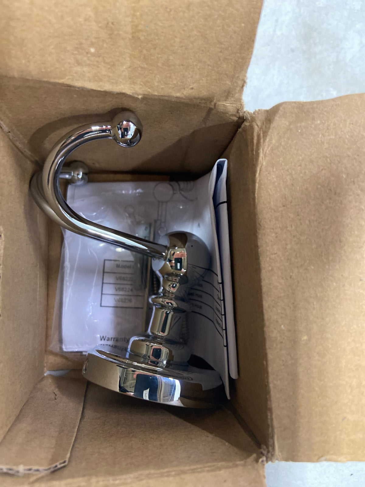 ICO Bath V68223 Ember Double Robe Hook - Chrome