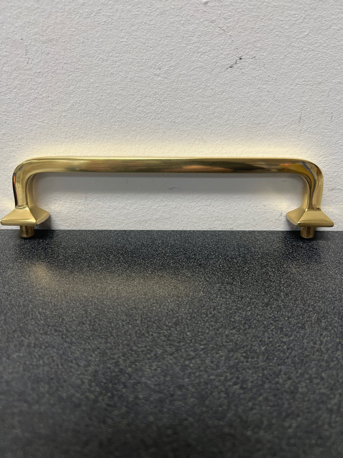 Signature Hardware 441755 Klein 6 Inch Center to Center Handle Cabinet Pull - Polished Brass