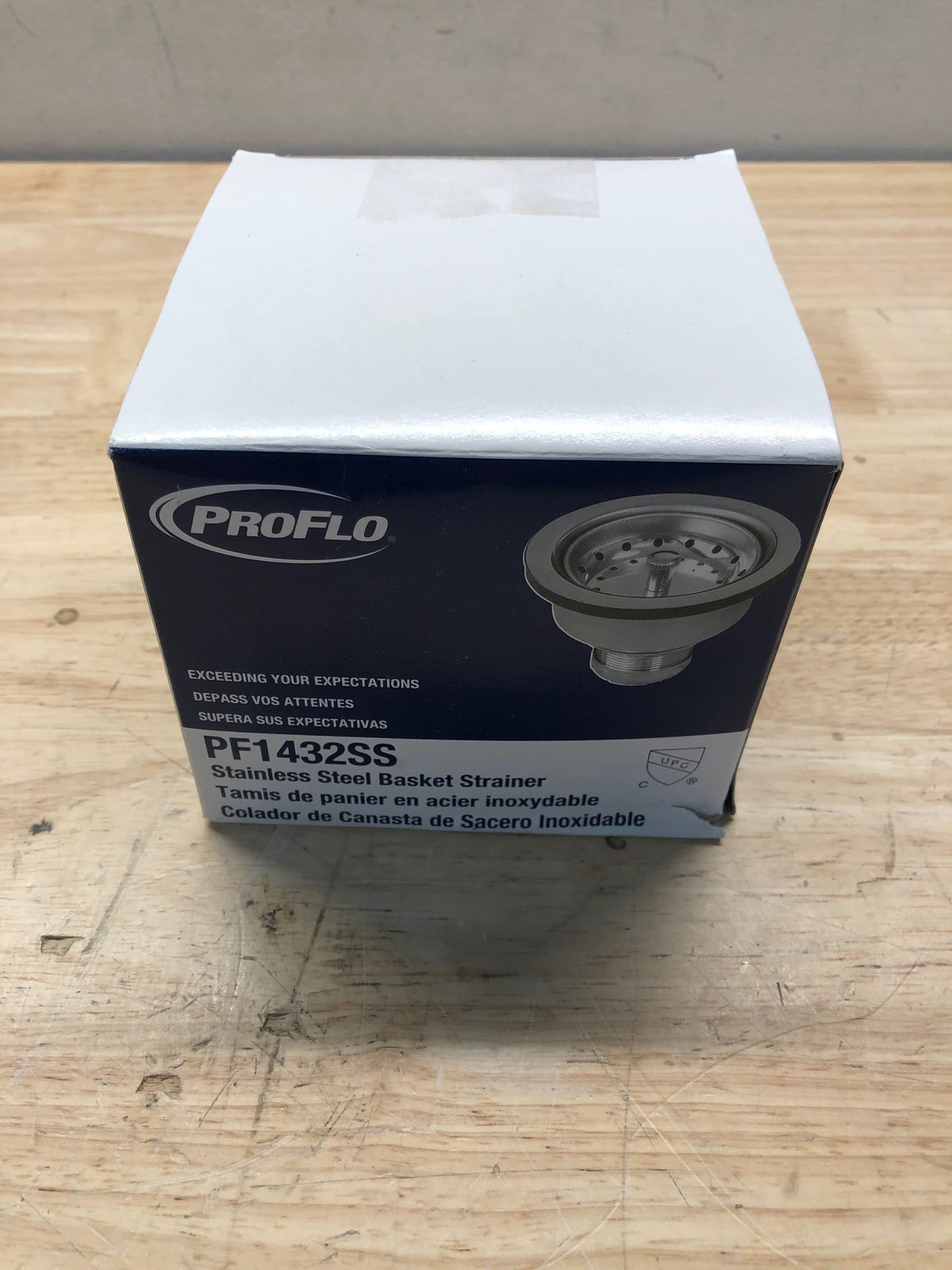 PROFLO PF1432SS 3-1/2" Basket Strainers - Stainless Steel
