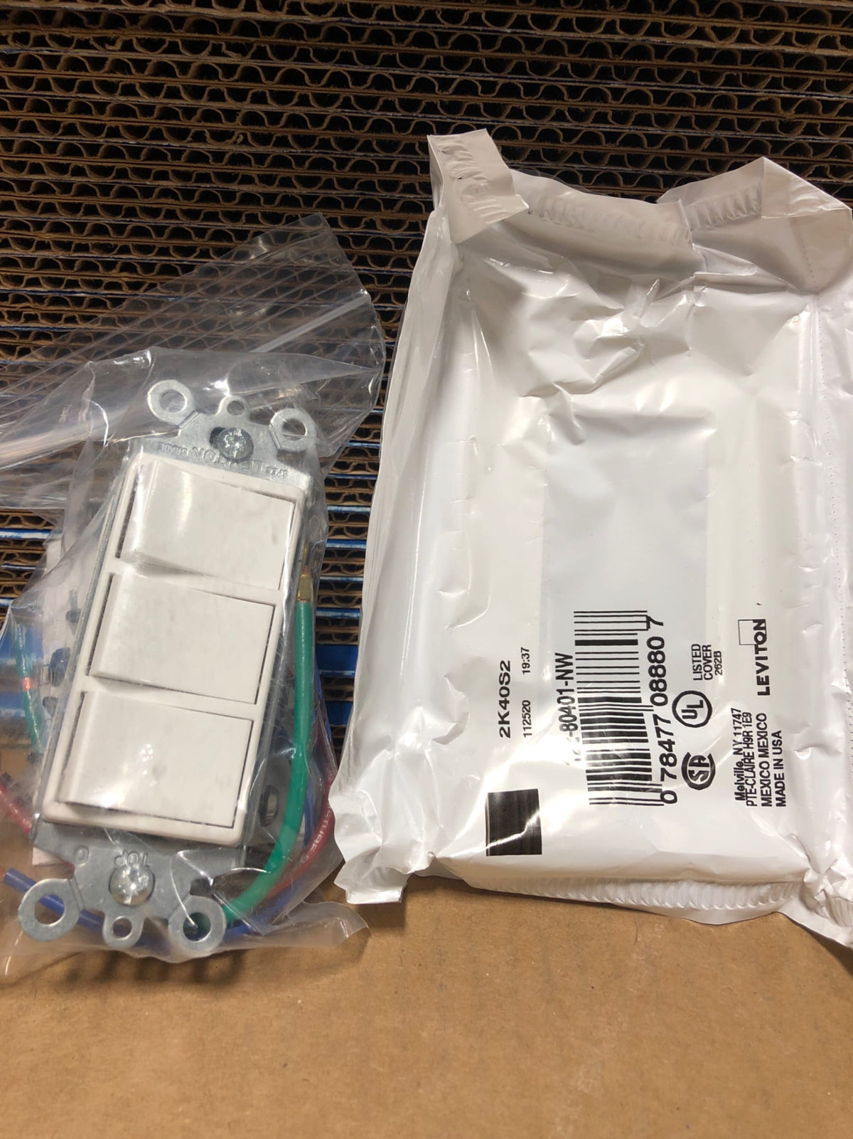 Panasonic 4 Function Single Gang WhisperControl Switch - White