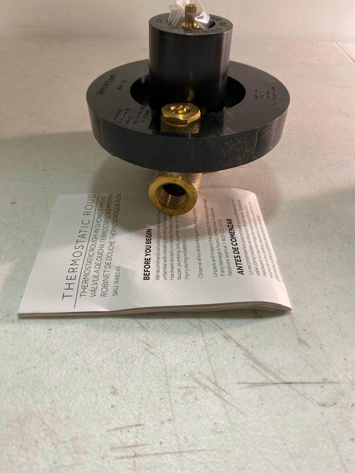 Signature Hardware Thermostatic Rough-In Valve - 1/2" Connection
