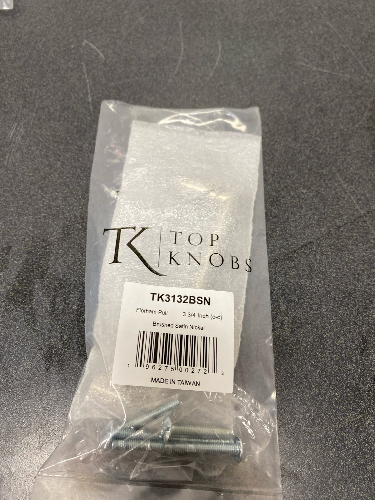 Top Knobs TK3132BSN Florham 3-3/4 Inch Center to Center Handle Cabinet Pull - Brushed Satin Nickel