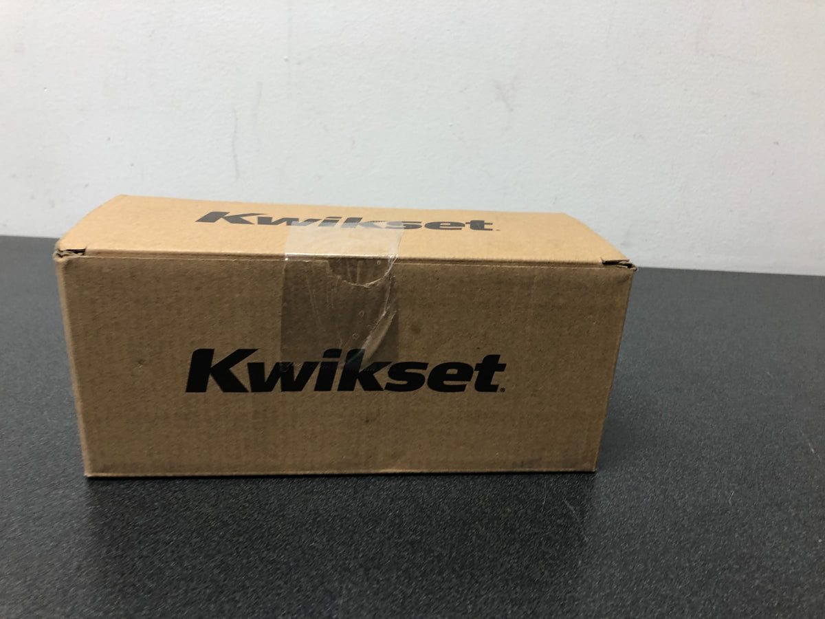 Kwikset 730PSKSQT-15 Pismo Privacy Door Knob Set with Square Rose - Satin Nickel