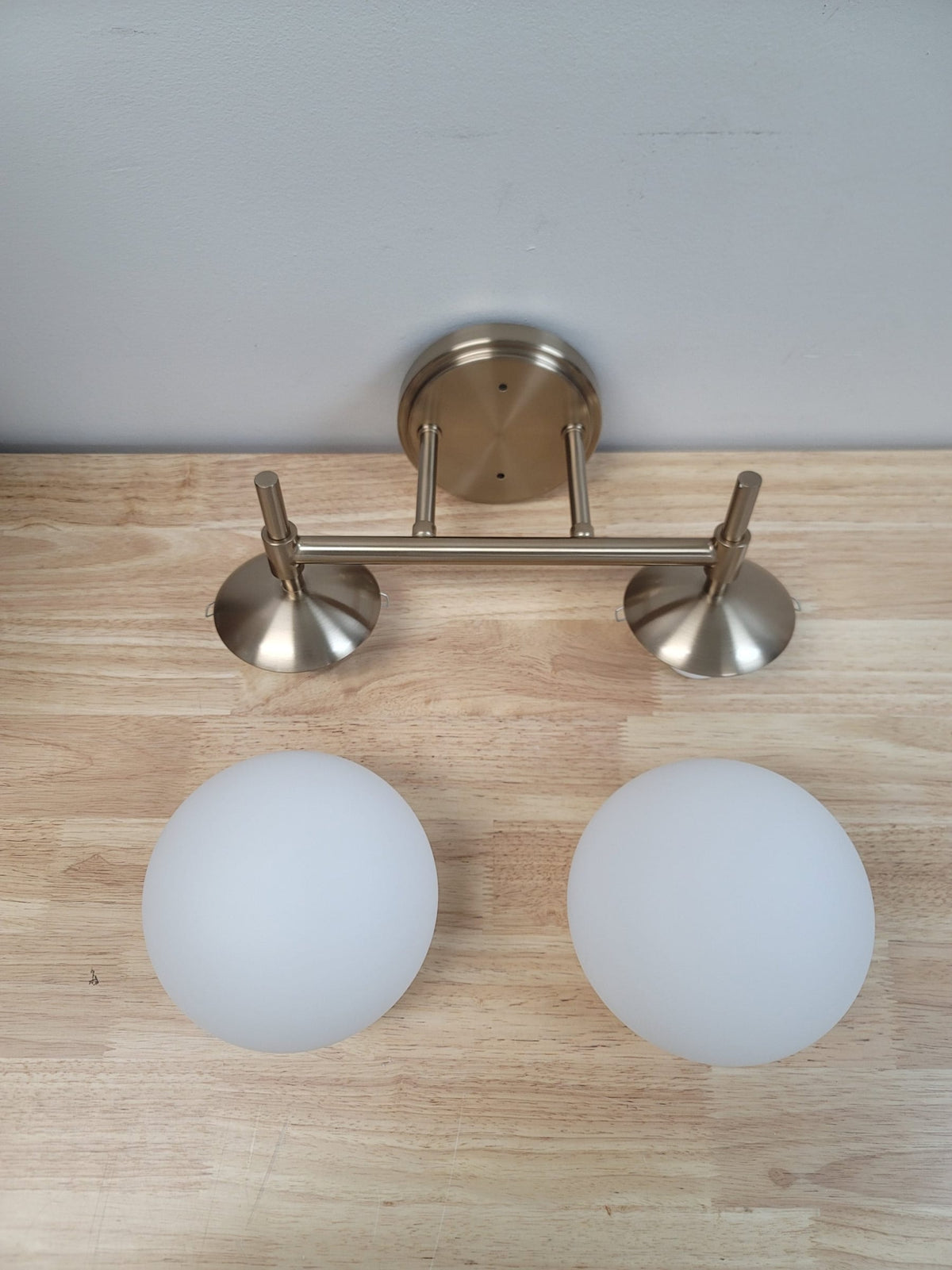Millennium Lighting 2 Light Vanity, Modern Gold/Opal - 30302-MG