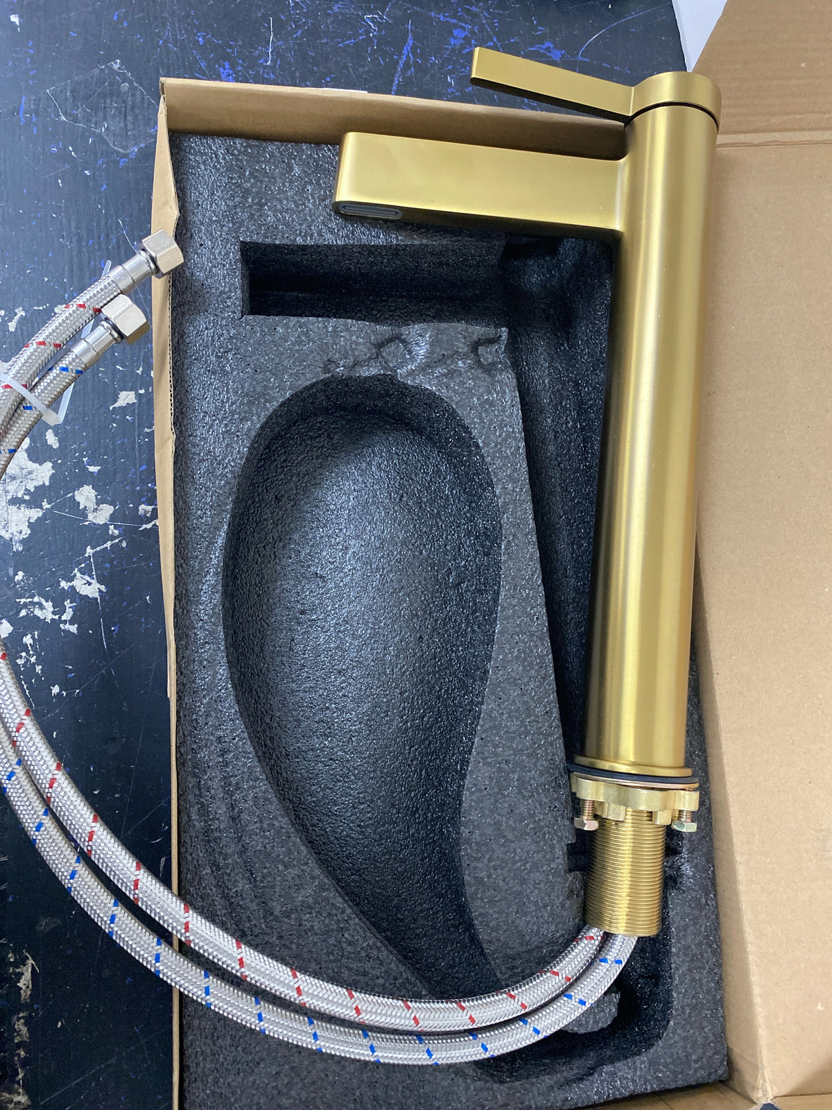 Vinnova 115112-BAF-BG Oviedo Bathroom Faucet, Brushed Gold