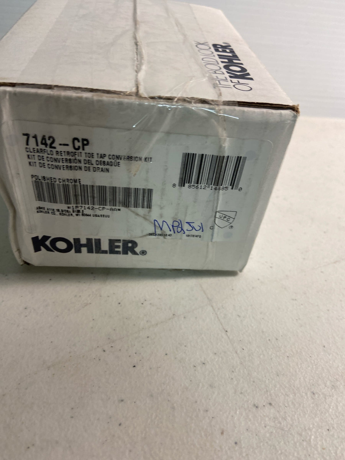 Kohler K-7142-CP Clearflo Retrofit Toe Tap Conversion Kit - Polished Chrome