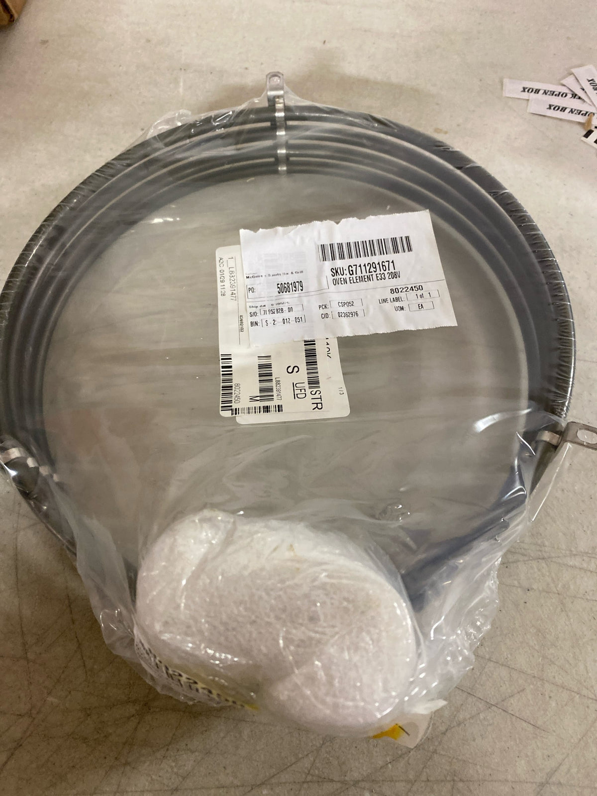 Moffat Oven Element E33 208V