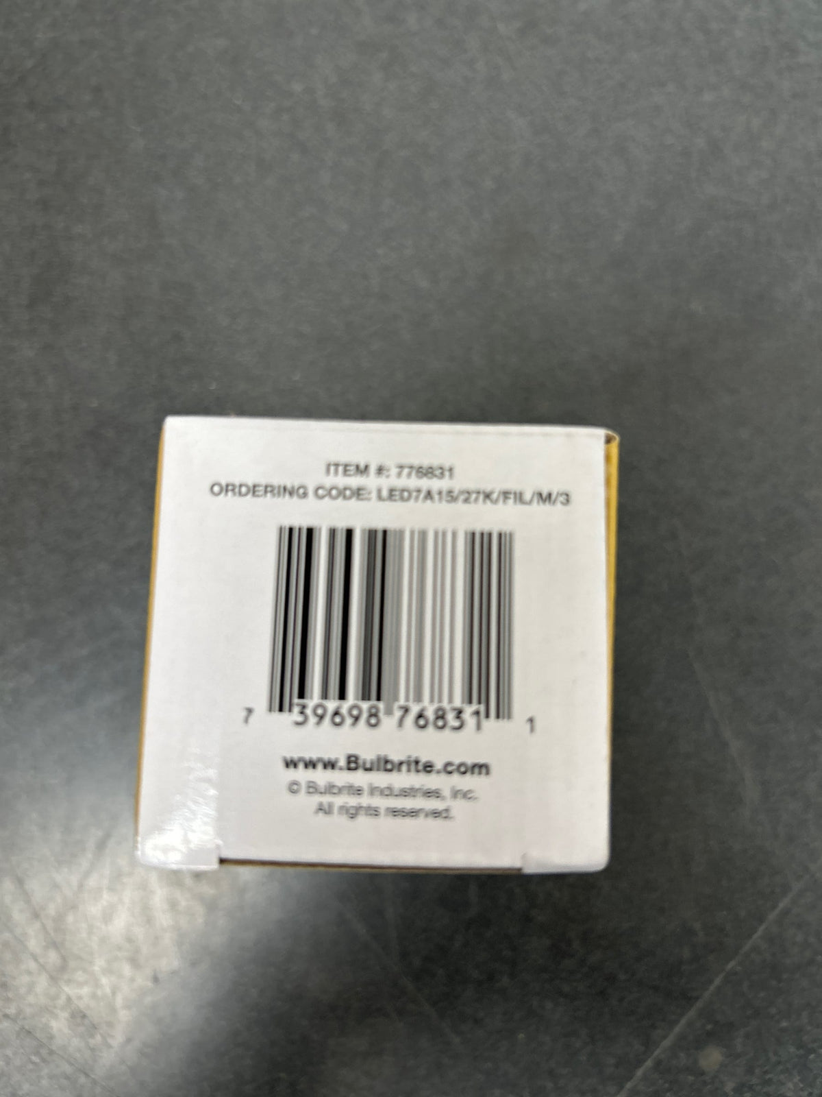 Bulbrite 776831 - LED7A15/27K/FIL/M/3 A15 A Line Pear LED Light Bulb