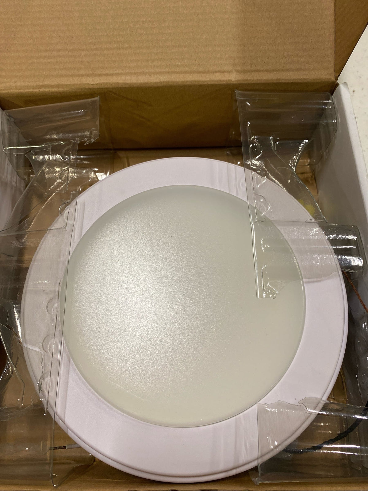 Kichler 44244WHLED30 Transitional LED Flushmount from Zeo Collection in White Finish
