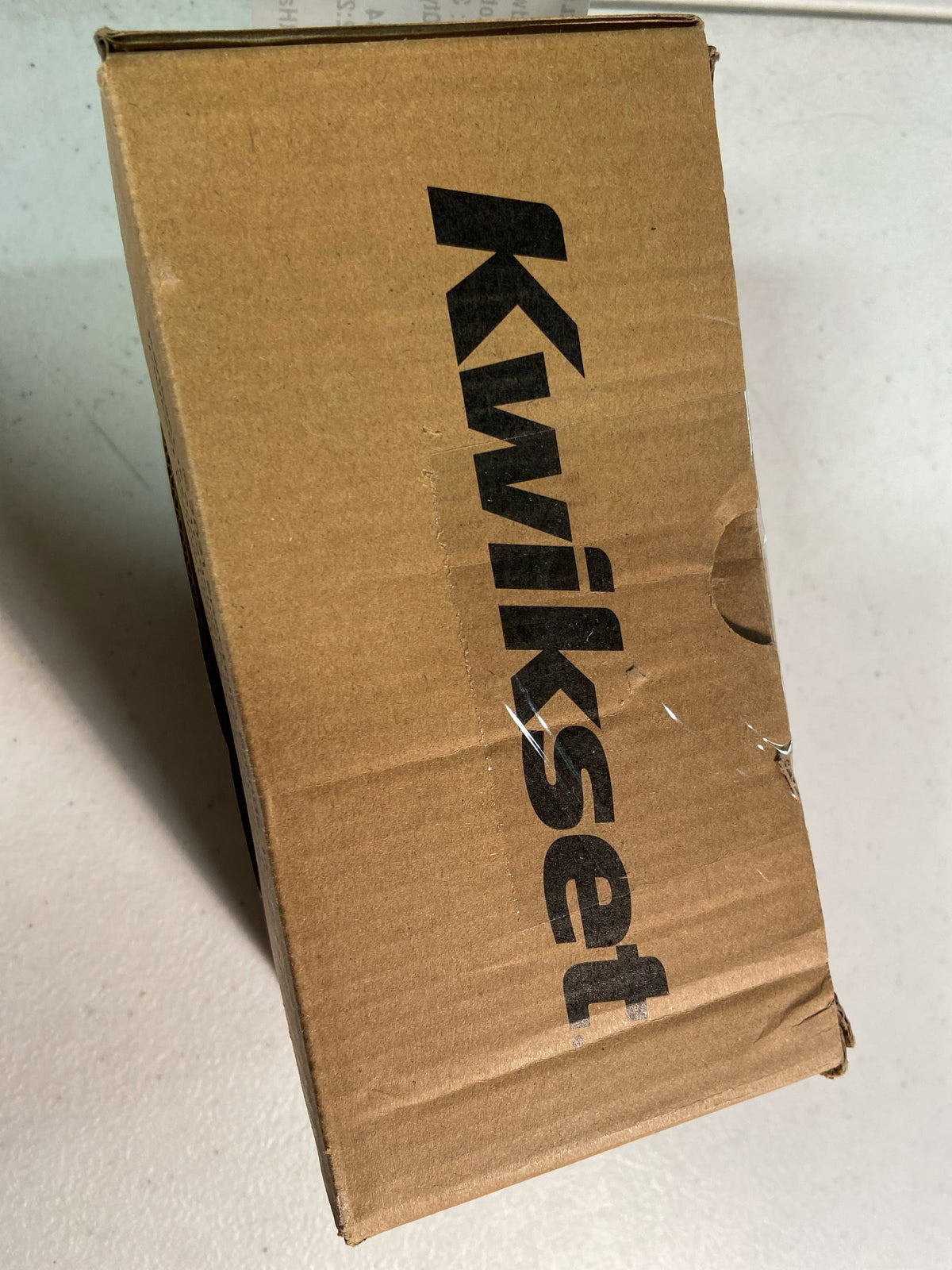 Kwikset Pismo Single Cylinder Interior Pack with Round Rose - Iron Black