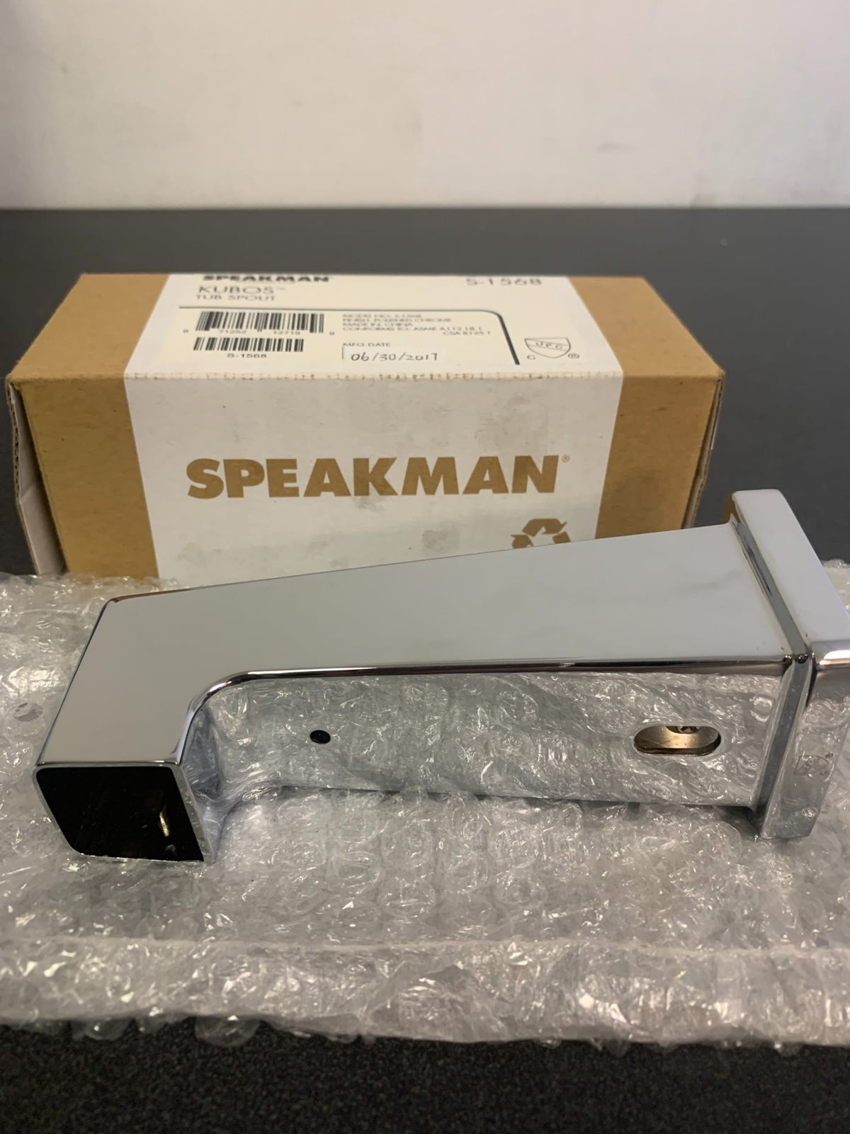 Speakman S-1568 Kubos 5-3/4" Tub Spout - Polished Chrome