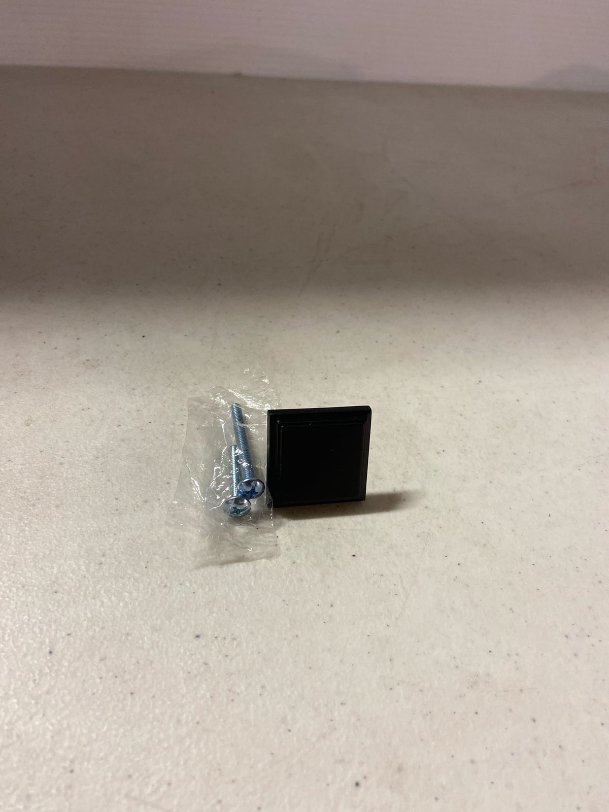 Amerock BP36758FB Appoint 1-1/4 Inch Square Cabinet Knob - Matte Black