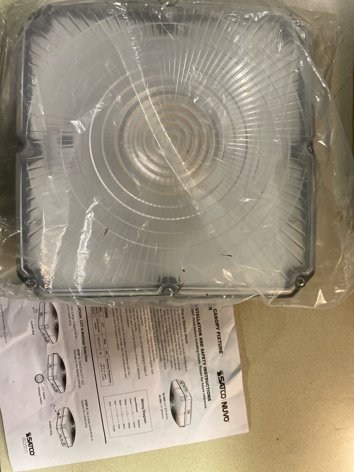 Nuvo Lighting 65/982 9" Wide Flush Mount Square Outdoor Ceiling Fixture - Bronze