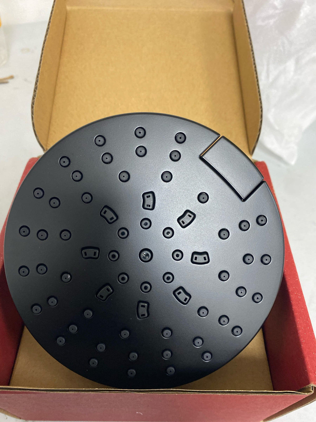 Pfister USH-50SHWSDB Modern Round 1.75 GPM Multi Function Shower Head - Spot Defense Black