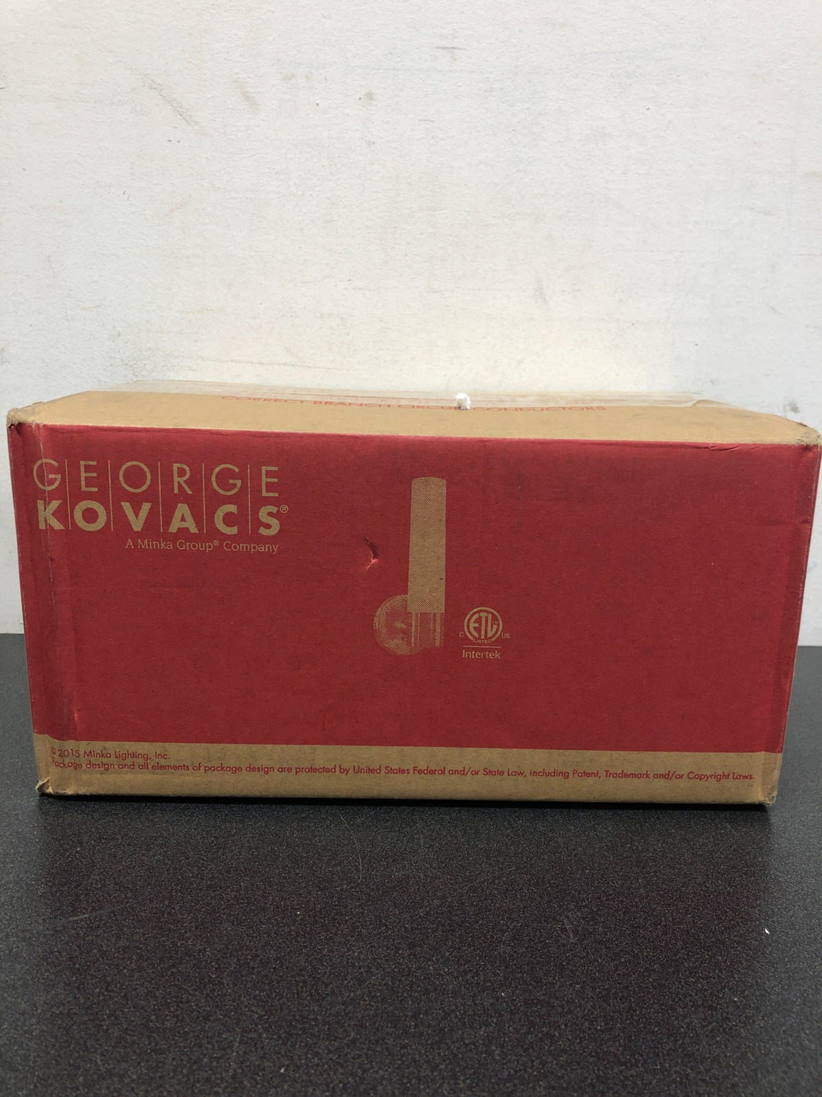 George kovacs P5041-248 Saber 1-Light Honey Gold Wall Sconce