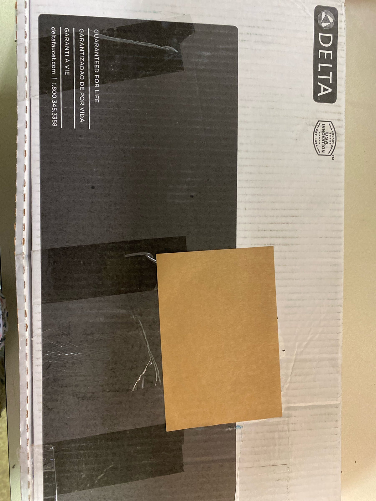 Delta 3545-SS-PR-DST Bonacci 1.2 GPM Widespread Bathroom Faucet with Lever Handles and Push Pop-Up Drain Assembly - Lumicoat Stainless
