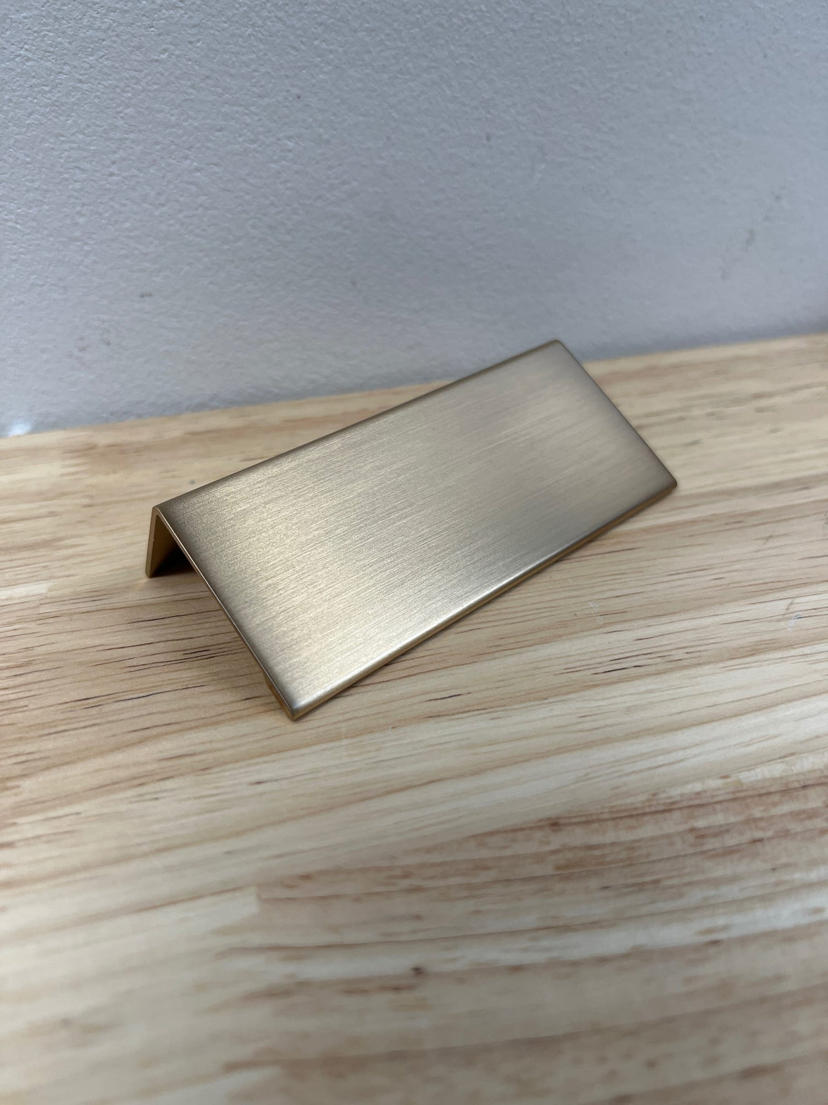 Amerock BP36573CZ Edge Pull 3-3/4 Inch Long Finger Cabinet Pull - Champagne Bronze