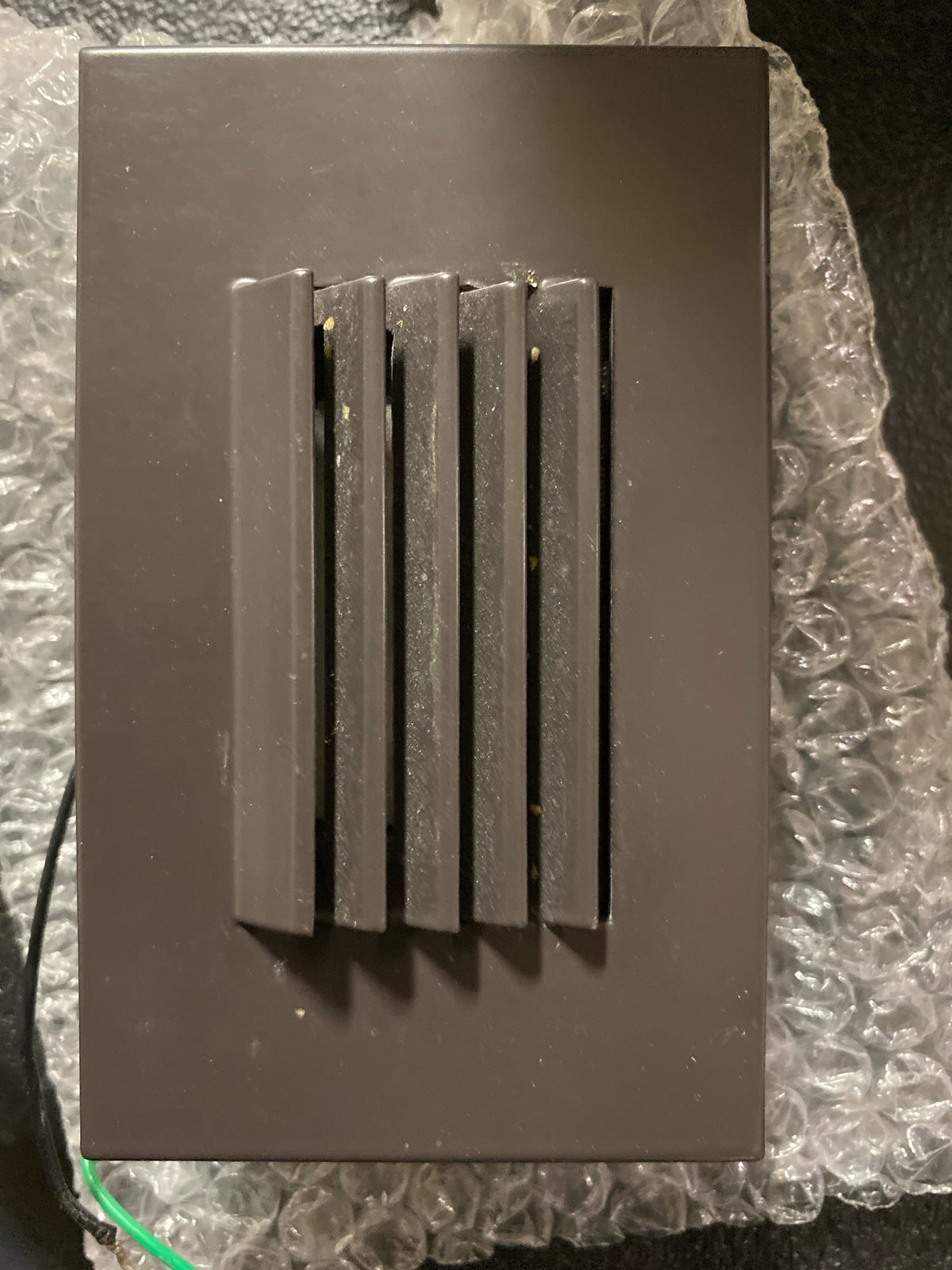 4051-30BZ Low Voltage 4051 Outdoor Horizontal Louvered Step and Wall Light - Bronze, 3000K - Soft White