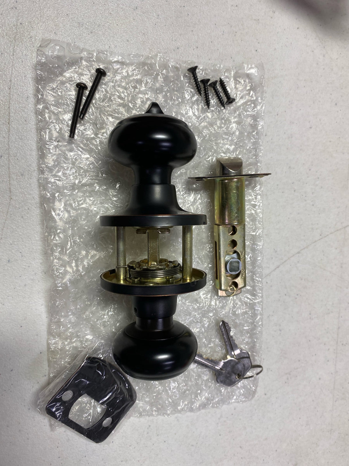 Miseno MLK4010ORB Buchanan Tulip Passage Door Knob Set - Oil Rubbed Bronze