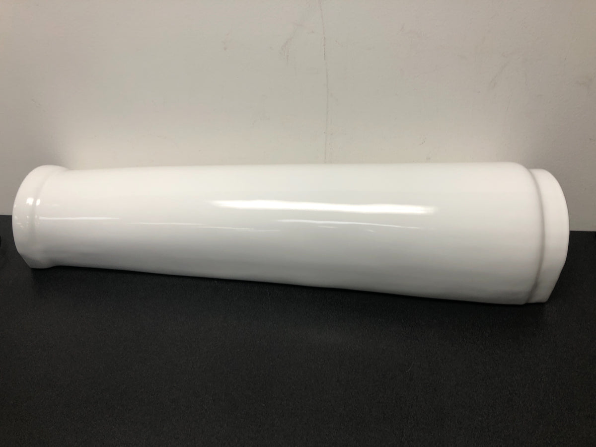 Signature Hardware 273594 Farnham 15-1/2" Vitreous China Pedestal Bathroom Sink with 3 Faucet Holes at 4" Faucet Centers and Sink Overflow - White