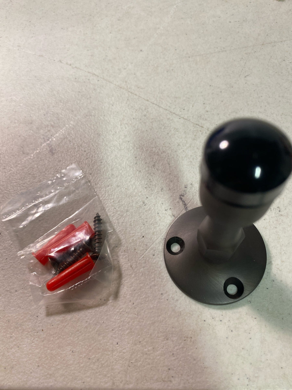 Ives Solid Wall Stop for Drywall Mounting Oil Rubbed Bronze 3-3/4" Proj. WS1110B