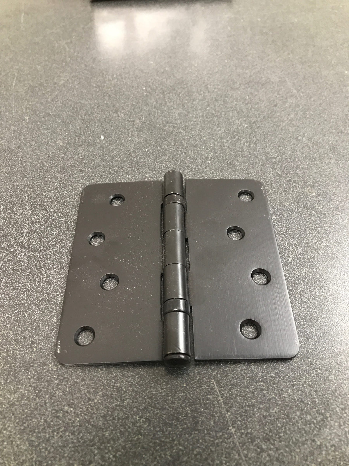 Deltana S44R4BB10B 4" x 4" Ball Bearing 1/4" Radius Corners Mortise Hinge - Pair - Oil Rubbed Bronze
