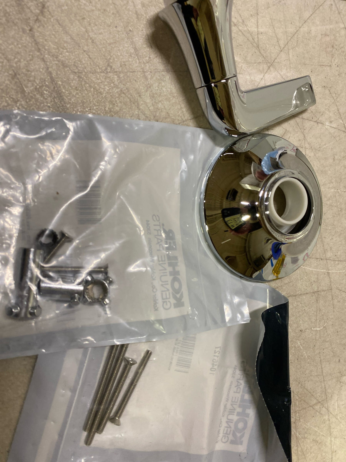 Kohler K-T22032-4-CP Tempered Single Handle 3 Function Diverter Valve Trim - Less Valve - Polished Chrome