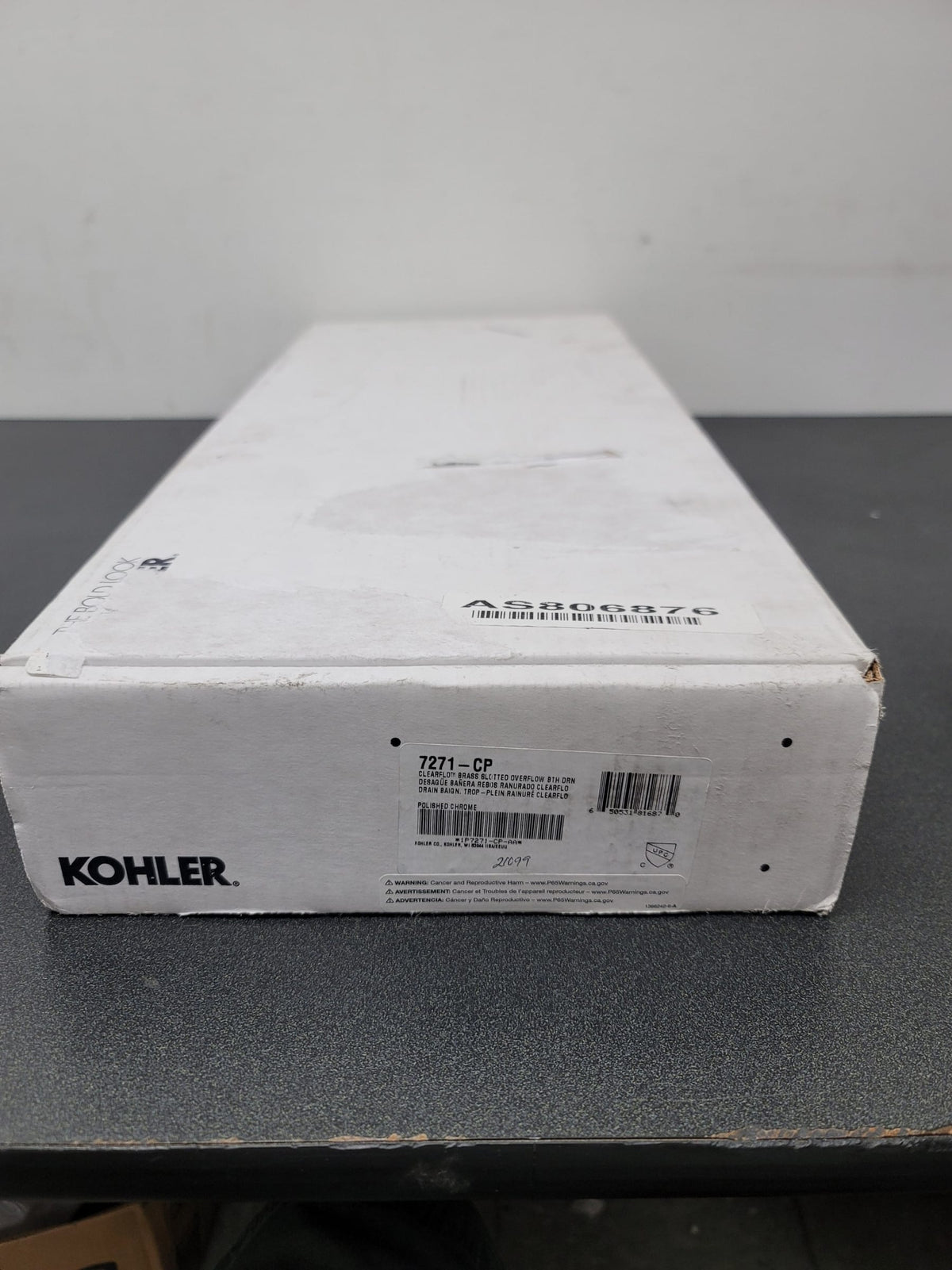 Kohler K-7271-CP Clearflo 1-1/2" Tub Drain Kit - with Overflow - Chrome