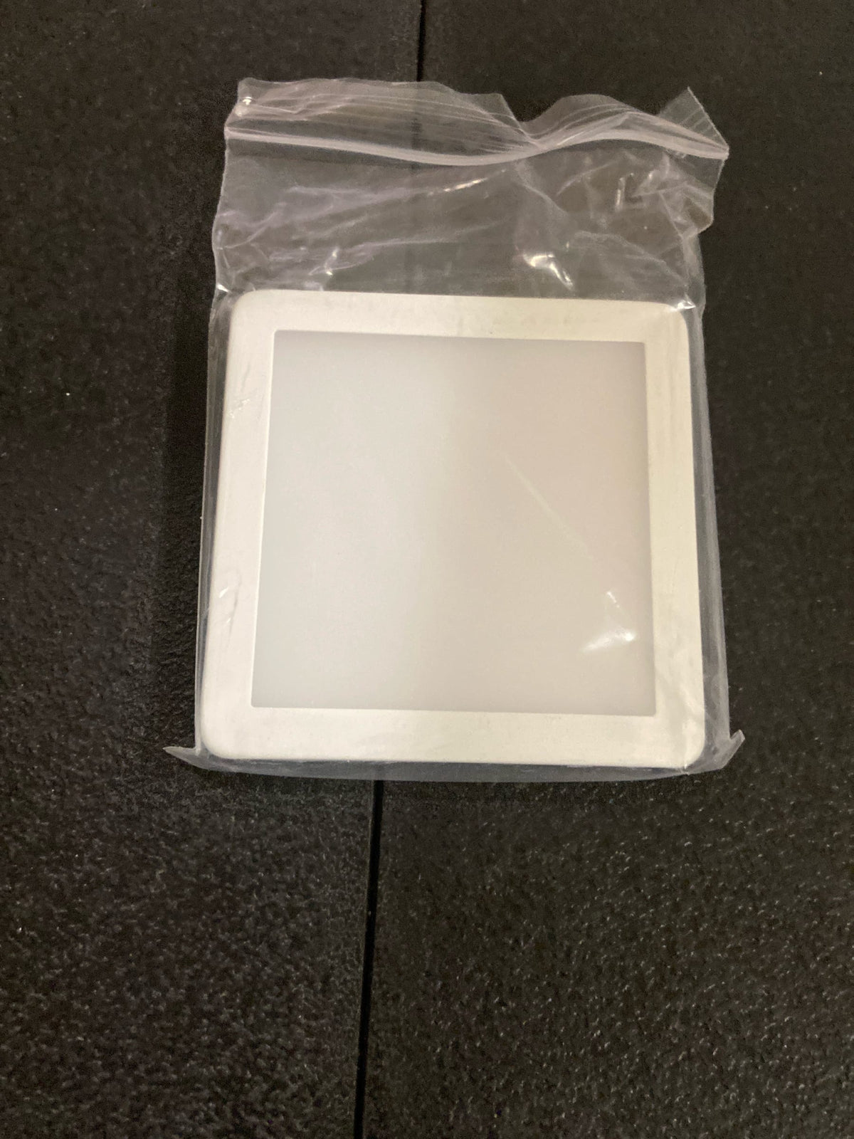 DALS Lighting 4006SQ-4K-WH Ultra-Slim 3" Wide 4000K LED Square Under Cabinet Recessed Puck Light - White