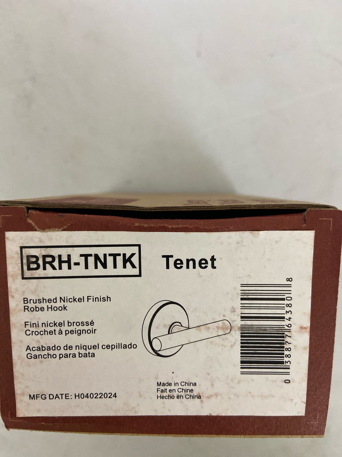 Pfister BRH-TNTK Tenet Robe Hook - Brushed Nickel