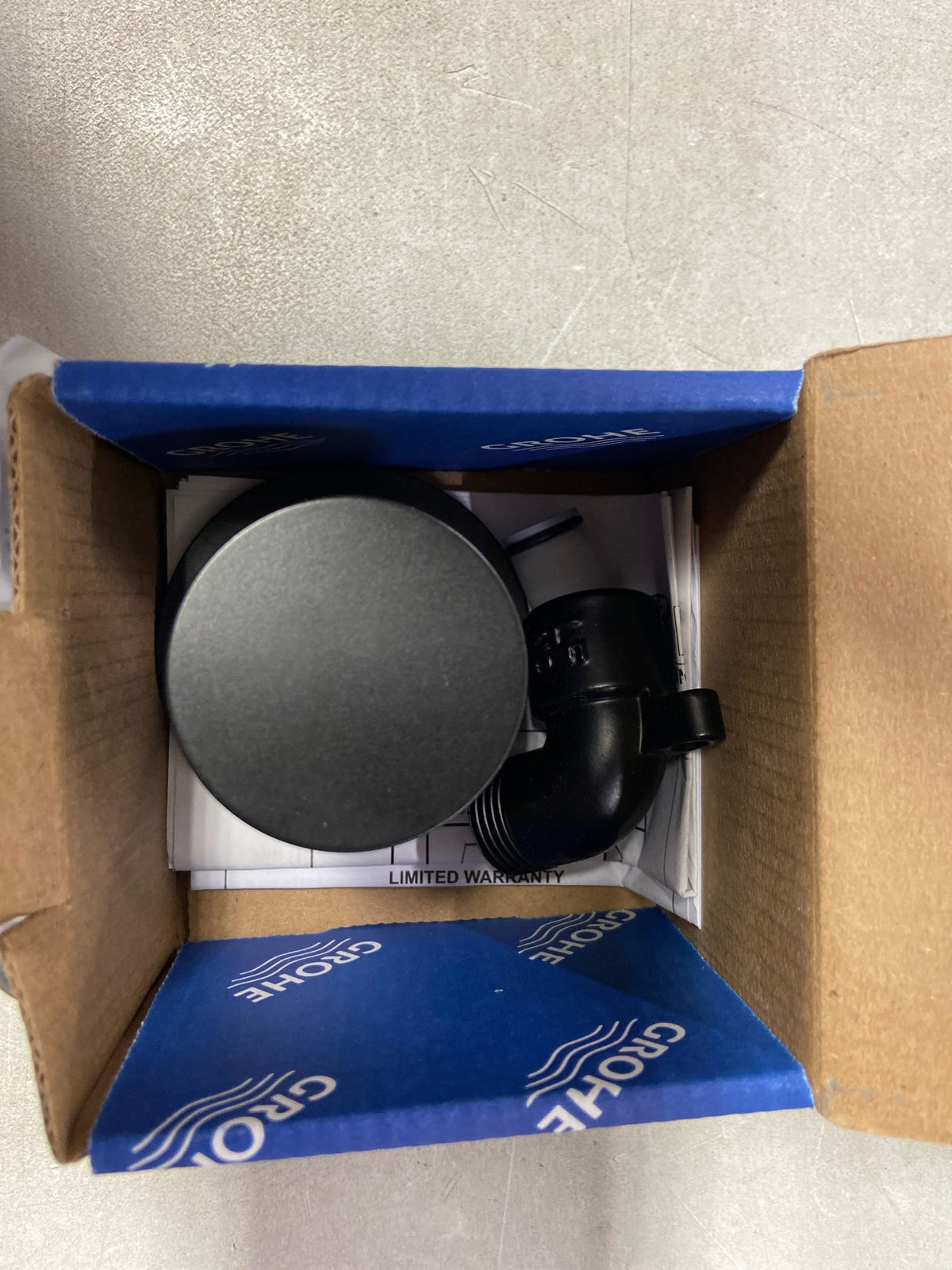 Grohe 266362431 Tempesta Wall Supply Elbow - Matte Black