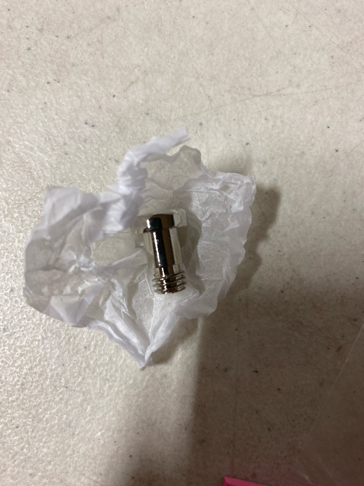 Emtek 2242US3 3/4 Inch Height Solid Brass Extended Button Tip for Hinge Pivot Stop - Polished Brass