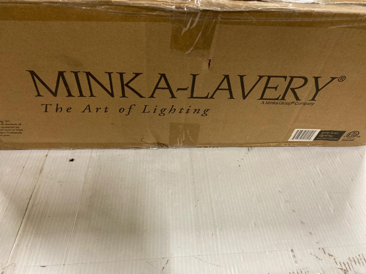 Minka Lavery 3075-416 Studio 5 25-1/2" Wide 5 Light Chandelier - Painted Bronze with Natural Brushed Brass