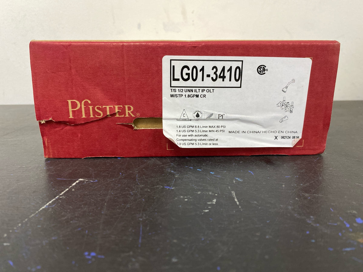 Pfister Pfister-General Tub & Shower Trim Kit (Valve Not Included), 3-Handle, Polished Chrome Finish, LG013410