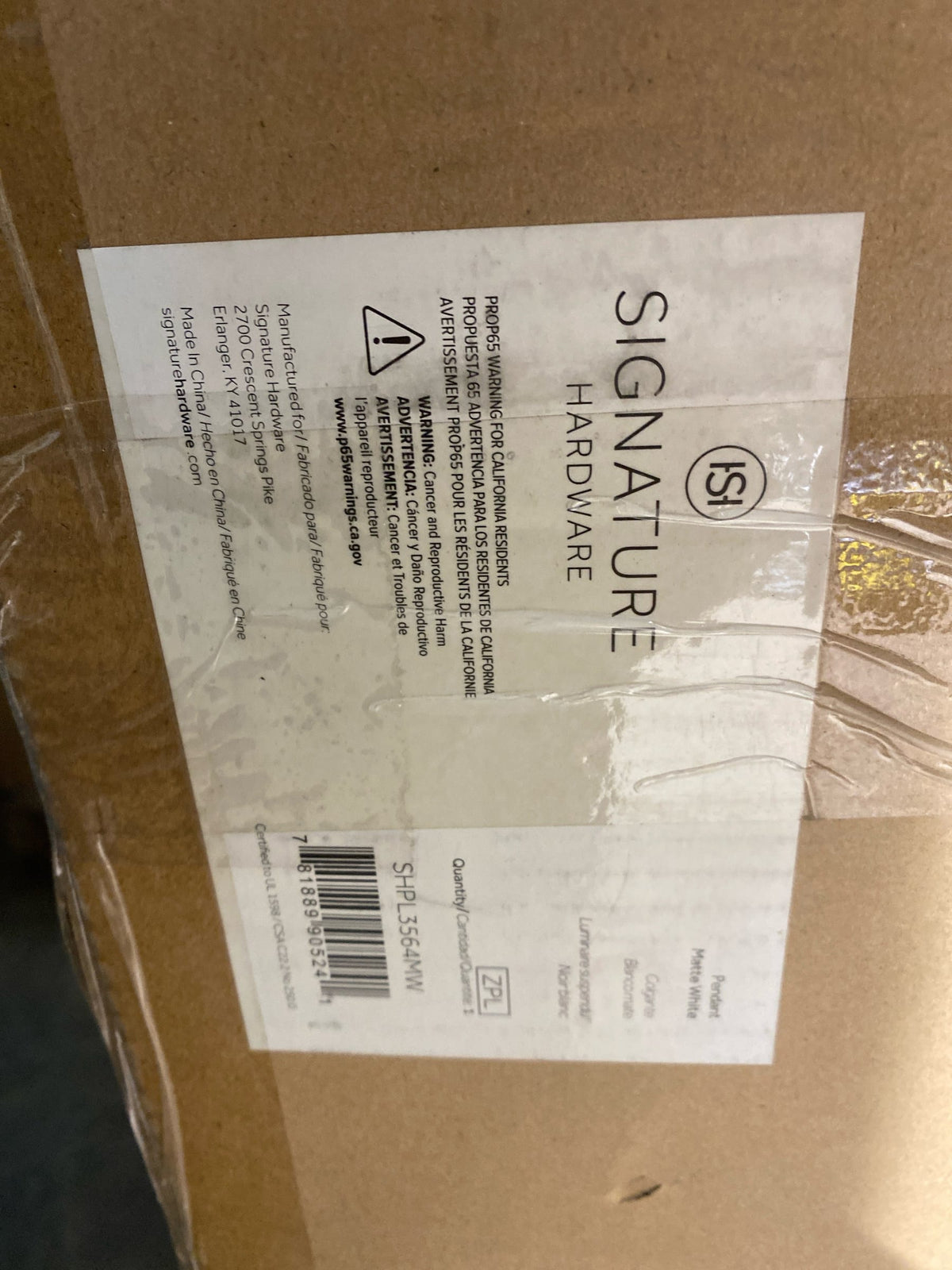 Signature Hardware 484487 Lodelle 4 Light 24" Wide Pendant - Matte White