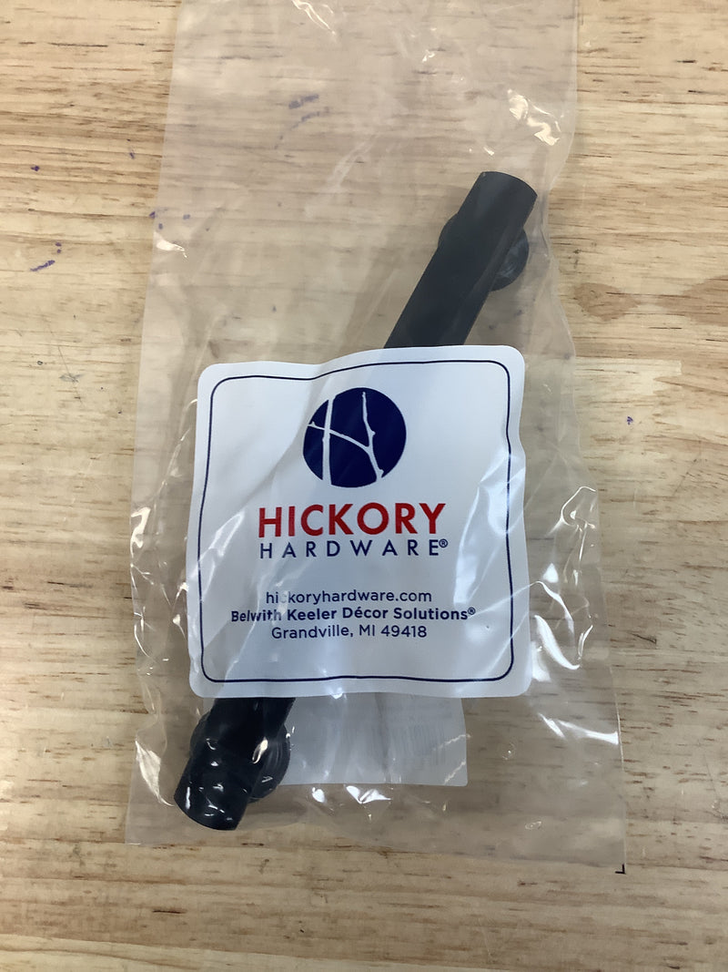 Hickory Hardware P2149-MB American Diner 5-1/16" (128mm) Center to Center Arched Bar Retro Vintage Cabinet Handle / Drawer Pull - Matte Black