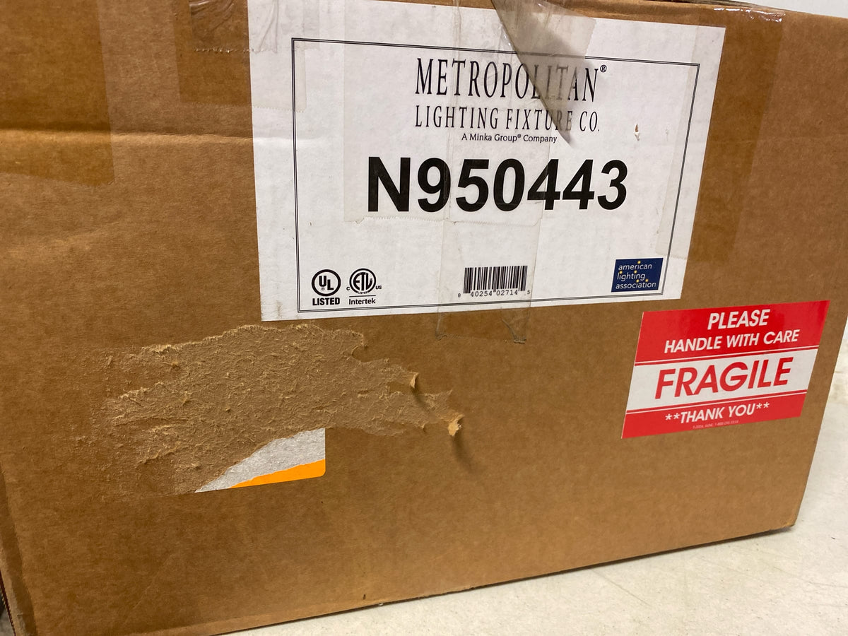 Metropolitan N950443 1 Light ADA Compliant Wall Washer Wall Sconce - French Gold